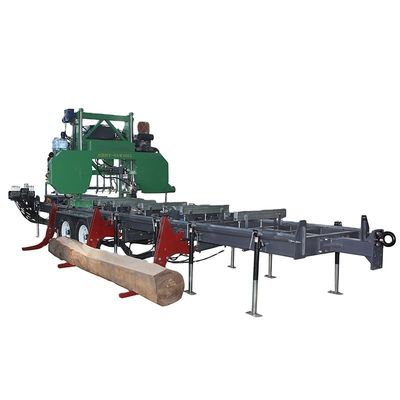1100mm 맥스. 작업 폭 나무 절단 기계 휴대용 멀티 리프 톱을 위한 자갈