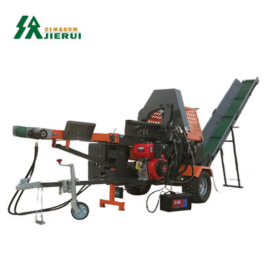 18HP 가솔린 로그 스플리터 및 나무 가지를 자르는 나무 쉐레이더