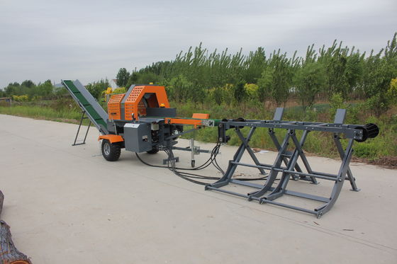18HP 가솔린 로그 스플리터 및 나무 가지를 자르는 나무 쉐레이더
