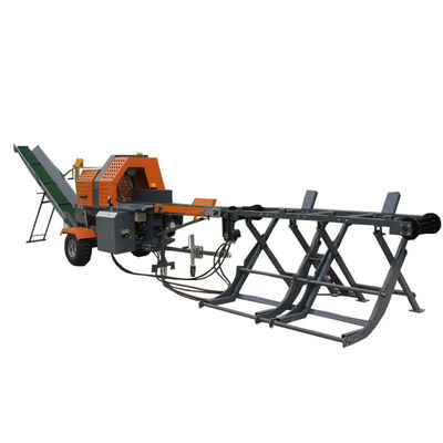 가솔린 가동 800KG 가루 가공기 4인치 목재 쪼개기