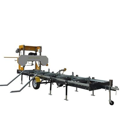 전기 자동 톱mill 목재 절단 밴드 자와 트레일러 Max.Working 폭 mm 1000mm