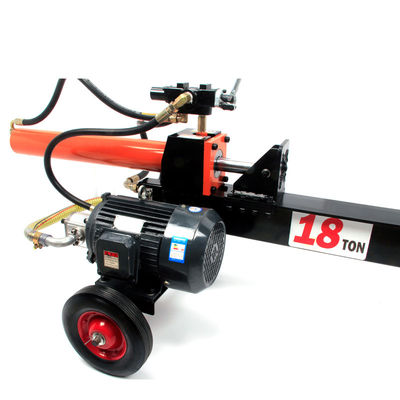 18 톤 Log Splitter 가솔린 가동 목재 쪼개기 둥근 수압 기계