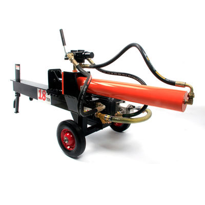 18 톤 Log Splitter 가솔린 가동 목재 쪼개기 둥근 수압 기계