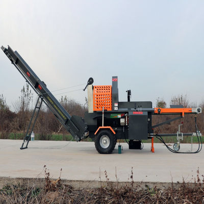 30 톤 18HP 가솔린 디젤 나무 쪼개기 나무 숲 2300x1250x1750mm
