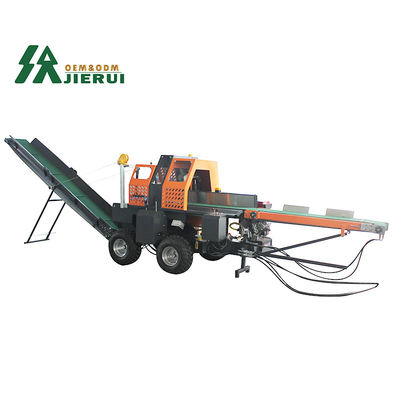JIERUI 500mm 스피드 목재 프로세서 30T 목재 칩링용 목재 쪼개기
