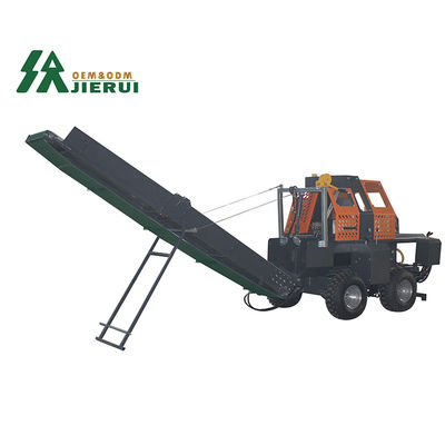 JIERUI 500mm 스피드 목재 프로세서 30T 목재 칩링용 목재 쪼개기