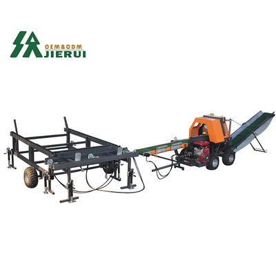 JIERUI 500mm 스피드 목재 프로세서 30T 목재 칩링용 목재 쪼개기