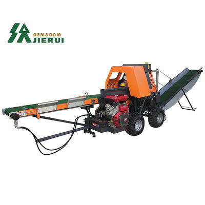 JIERUI 500mm 스피드 목재 프로세서 30T 목재 칩링용 목재 쪼개기