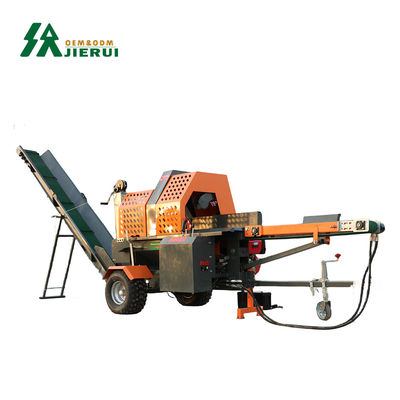 800kg Log Wood Splitting Firewood Processor 18HP 27HP 가솔린과 함께
