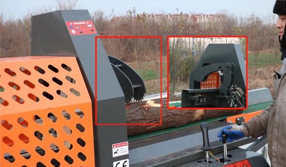 800kg Log Wood Splitting Firewood Processor 18HP 27HP 가솔린과 함께